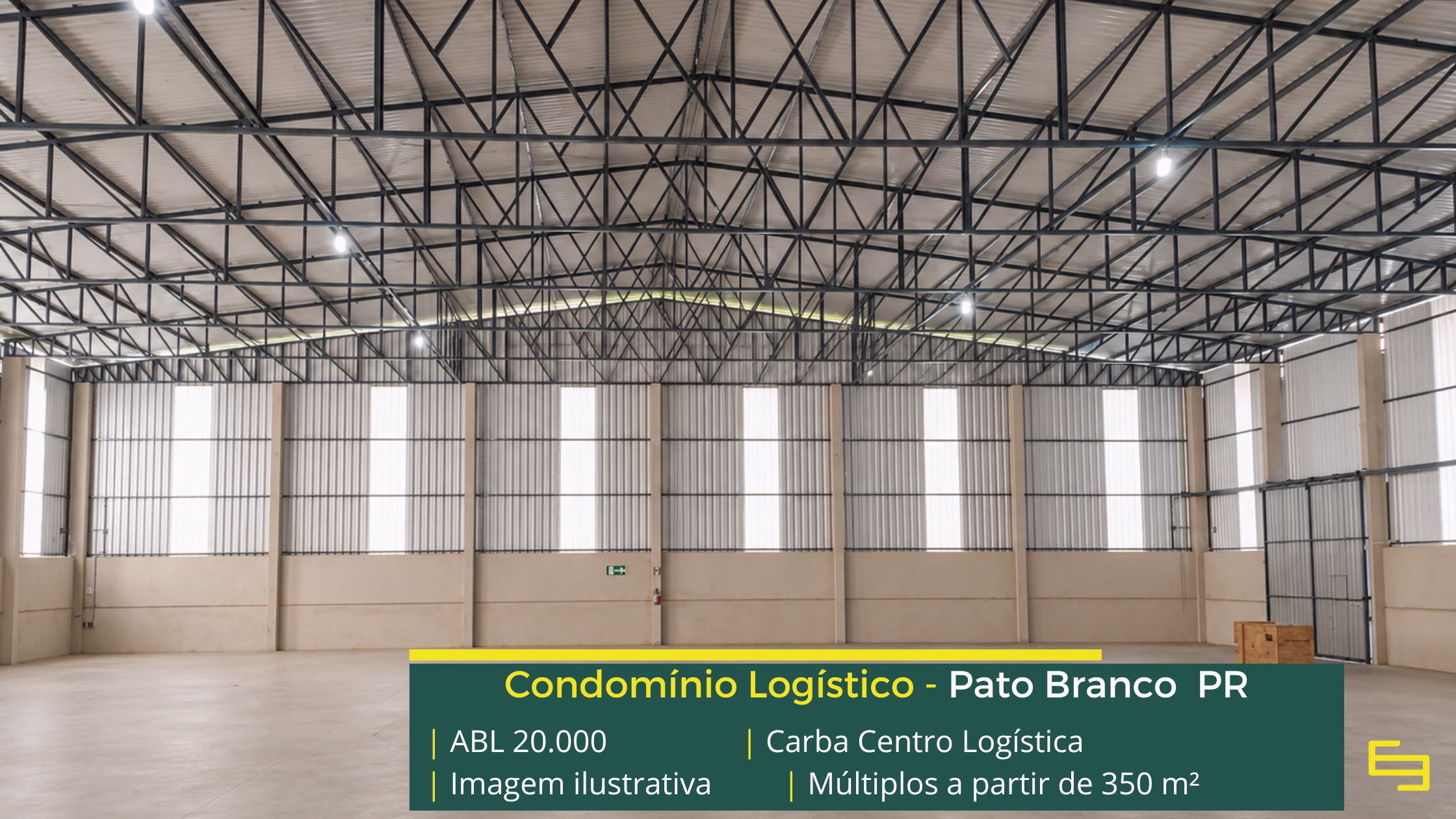 Galpão para alugar em Pato Branco Galpão para alugar em Pato Branco com módulos modernos, infraestrutura completa e localização privilegiada para armazenagem e distribuição.
