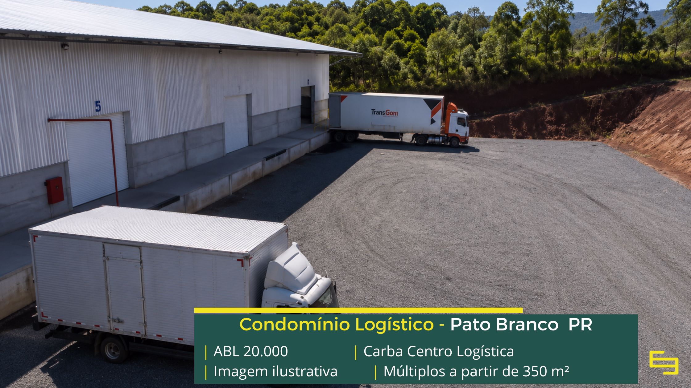 Galpão para alugar em Pato Branco Galpão para alugar em Pato Branco com módulos modernos, infraestrutura completa e localização privilegiada para armazenagem e distribuição.