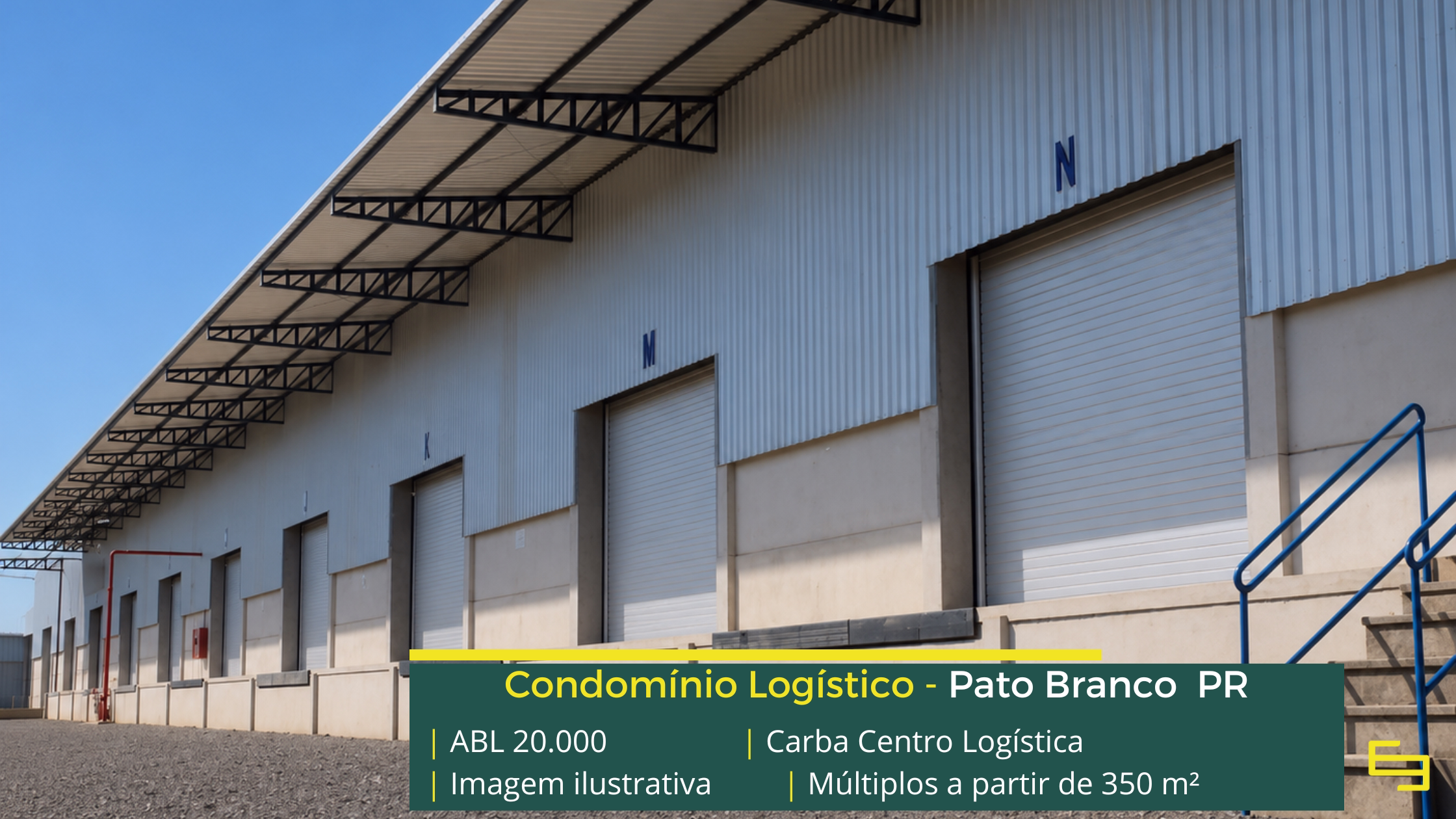 Galpão para alugar em Pato Branco Galpão para alugar em Pato Branco com módulos modernos, infraestrutura completa e localização privilegiada para armazenagem e distribuição.