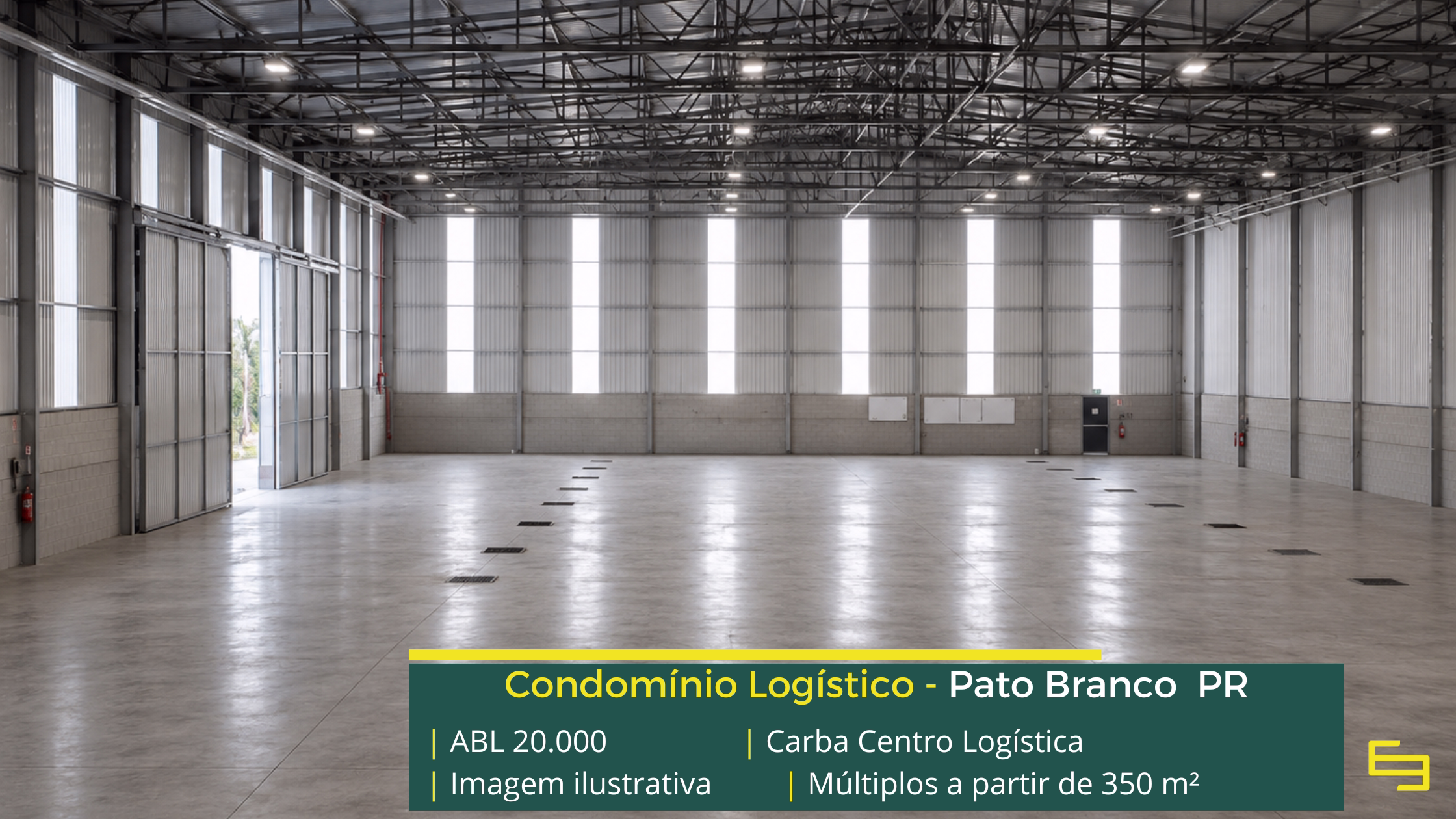 Galpão para alugar em Pato Branco Galpão para alugar em Pato Branco com módulos modernos, infraestrutura completa e localização privilegiada para armazenagem e distribuição.