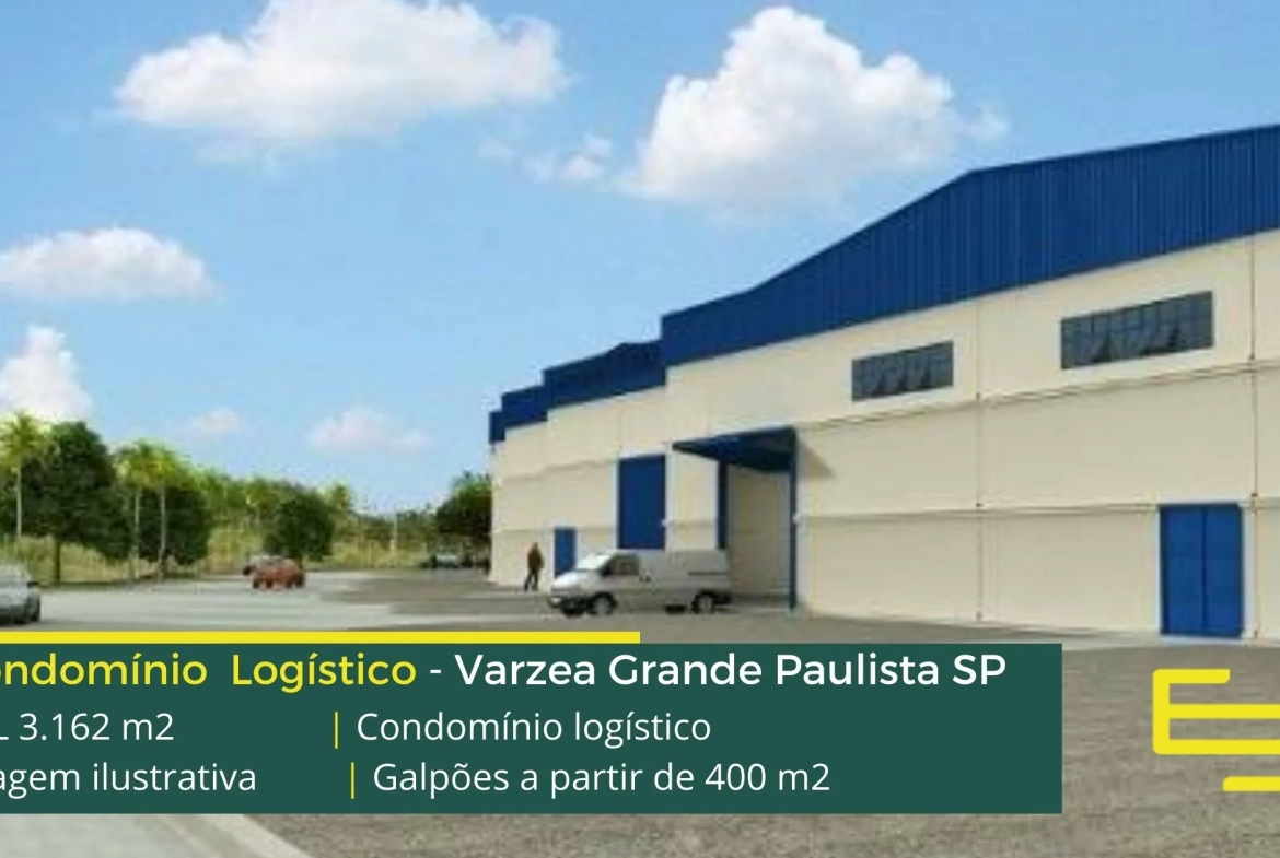 Aluguel de Galpão em Vargem Grande Paulista - Wilson Folli. Condomínio logístico com portaria 24 horas, com doca.