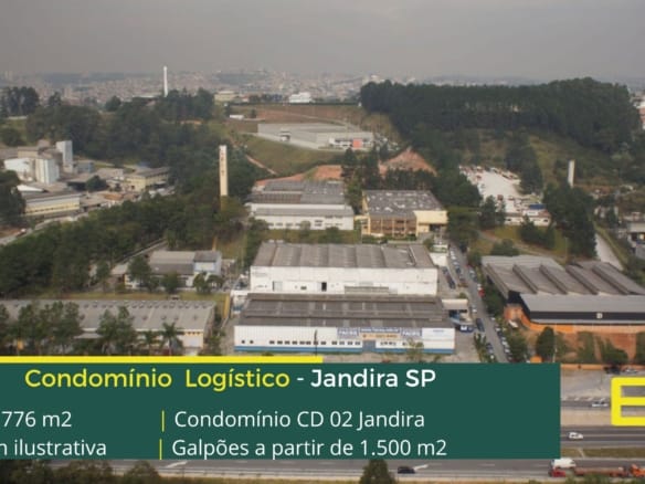 Galpão alugar Jandira SP - CD 2 Jandira. Galpões/Armazens/Condomínios logísticos e industriais para alugar em Jandira SP