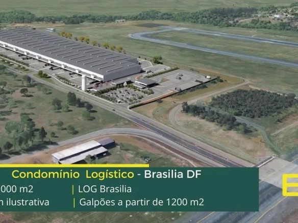 Galpão para alugar em Brasilia DF - Condomínio LOG Brasilia. Galpões/Armazens/Condomínios logísticos e industriais para alugar em Brasilia DF