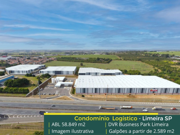 Galpões em Limeira - DVR Business Park Limeira. Galpões/Armazéns/Condomínios logísticos e industriais para alugar em SP. Galpões com docas