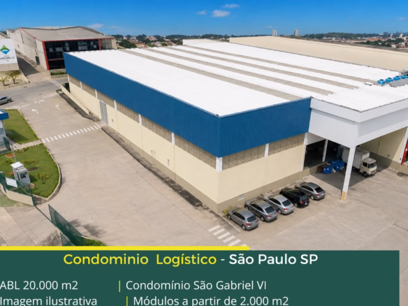 Galpão para alugar em SP - Condomínio São Gabriel Green VI. Galpões/Armazens/Condomínios logísticos e industriais para alugar em SP com docas