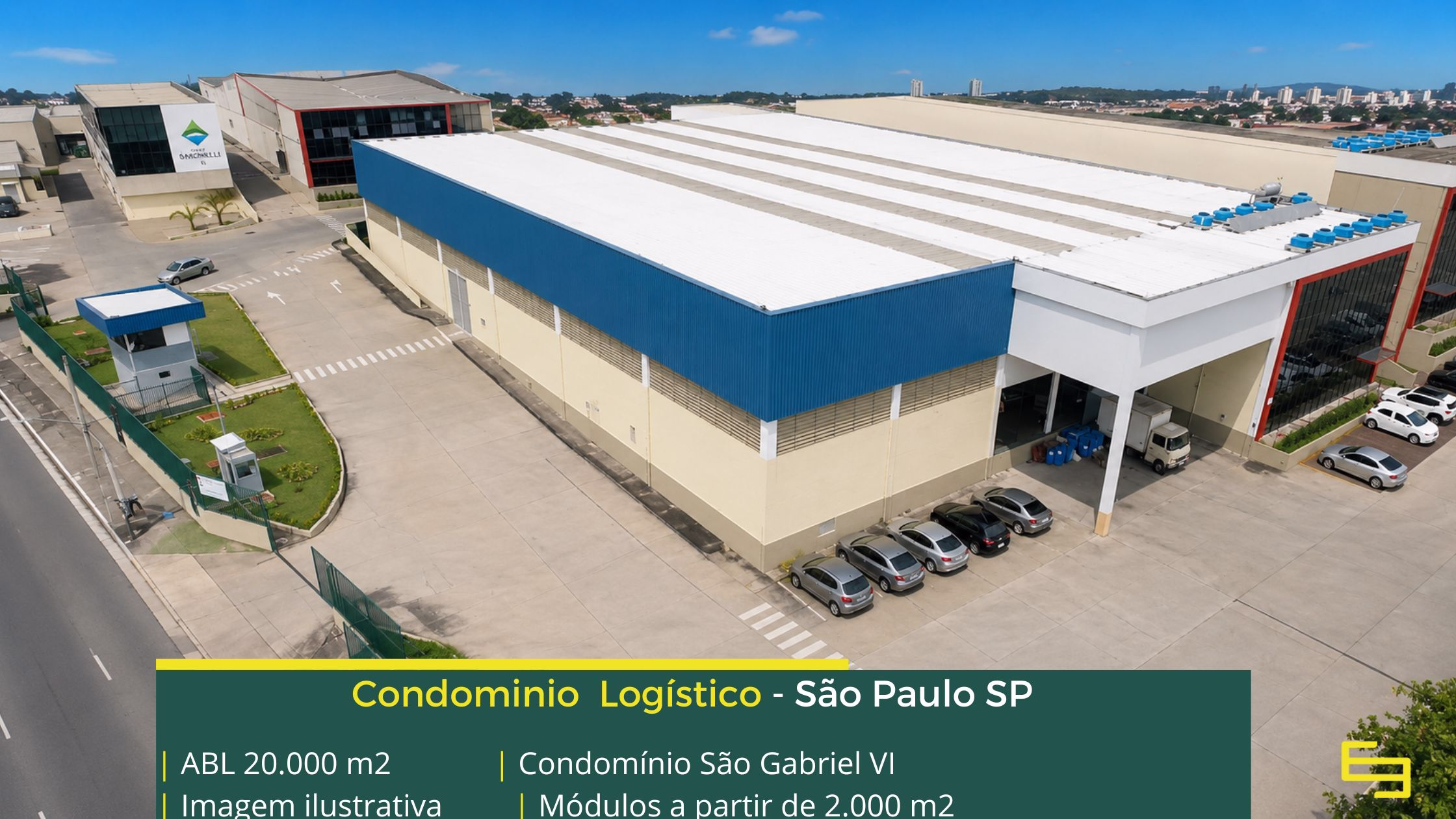 Aluguel galpão São Paulo SP (1) Galpão para alugar em SP - Condomínio São Gabriel Green VI. Galpões/Armazens/Condomínios logísticos e industriais para alugar em SP com docas