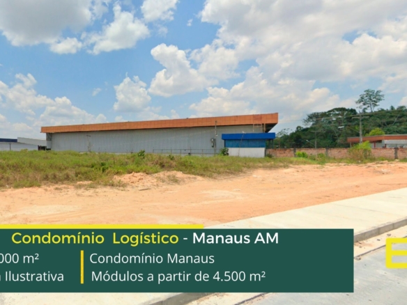 Galpão em Manaus - Condomínio Manaus. Galpões para alugar em Manaus AM com docas, piso industrial em condomínio com portaria 24 horas