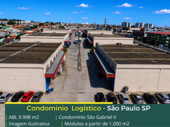 Aluguel de galpão industrial em SP - Condomínio Industrial São Gabriel III, Portaria e segurança, galpões com docas, altura de 8 metros