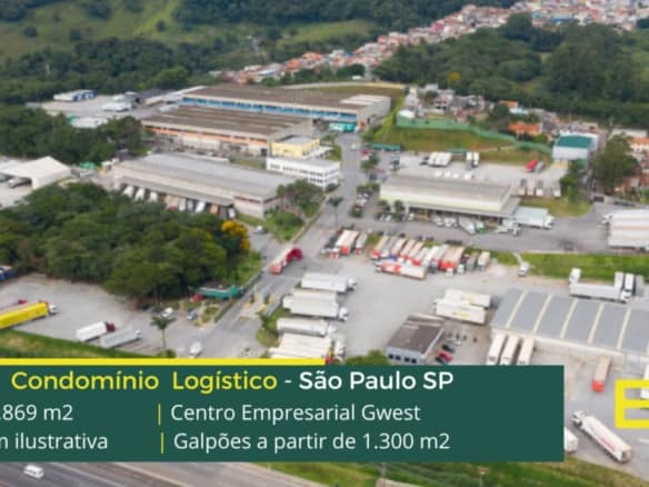 Galpão para locação São Paulo - Centro Empresarial Gwest. aluguel de galpões em São Paulo, com recepção, sanitários, vestiário, docas