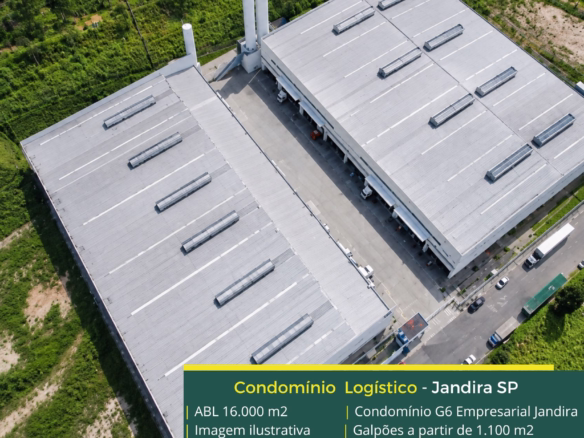 Galpão para locação em Jandira - G6 Empresarial Jandira. Galpões/Armazéns/Condomínios logísticos e industriais para alugar em Jandira SP.