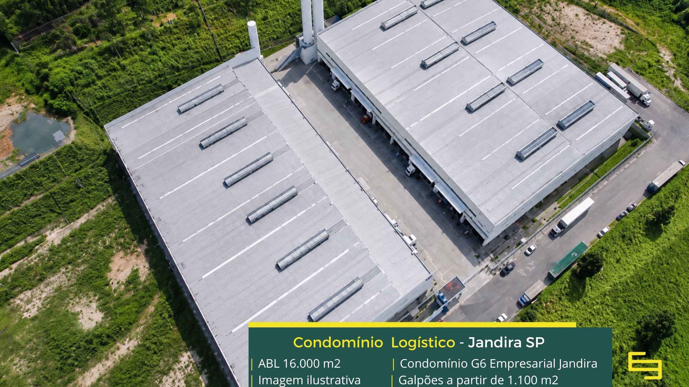 Galpão para locação em Jandira - G6 Empresarial Jandira. Galpões/Armazéns/Condomínios logísticos e industriais para alugar em Jandira SP.