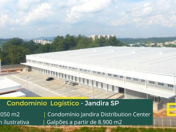 Galpão Logístico em Jandira SP - Condomínio Jandira Distribution Center. Galpões/Armazens/Condomínios logísticos e industriais para alugar