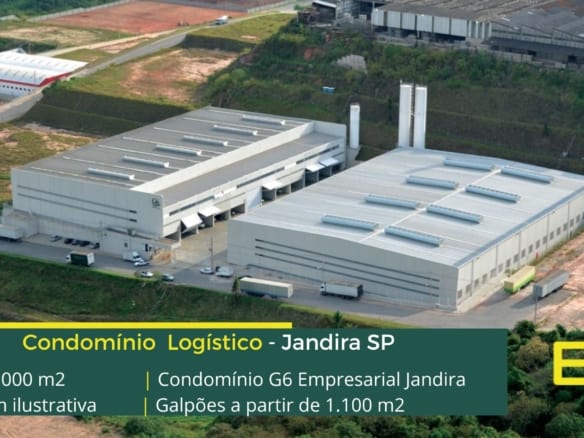 Galpão para locação em Jandira - G6 Empresarial Jandira. Galpões/Armazens/Condomínios logísticos e industriais para alugar em Jandira