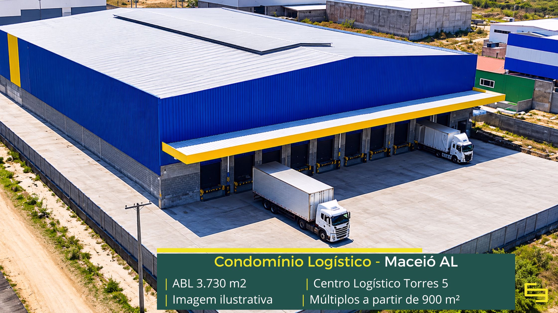 Locação de galpão em Maceió AL com localização estratégica, infraestrutura moderna e excelente acesso para operações logísticas.