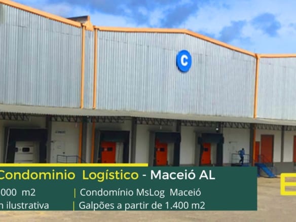 Aluguel Galpão Maceió AL - Condomínio MSLOG Maceió. Galpões/Armazens/Condomínios logísticos e industriais para alugar em Maceió AL