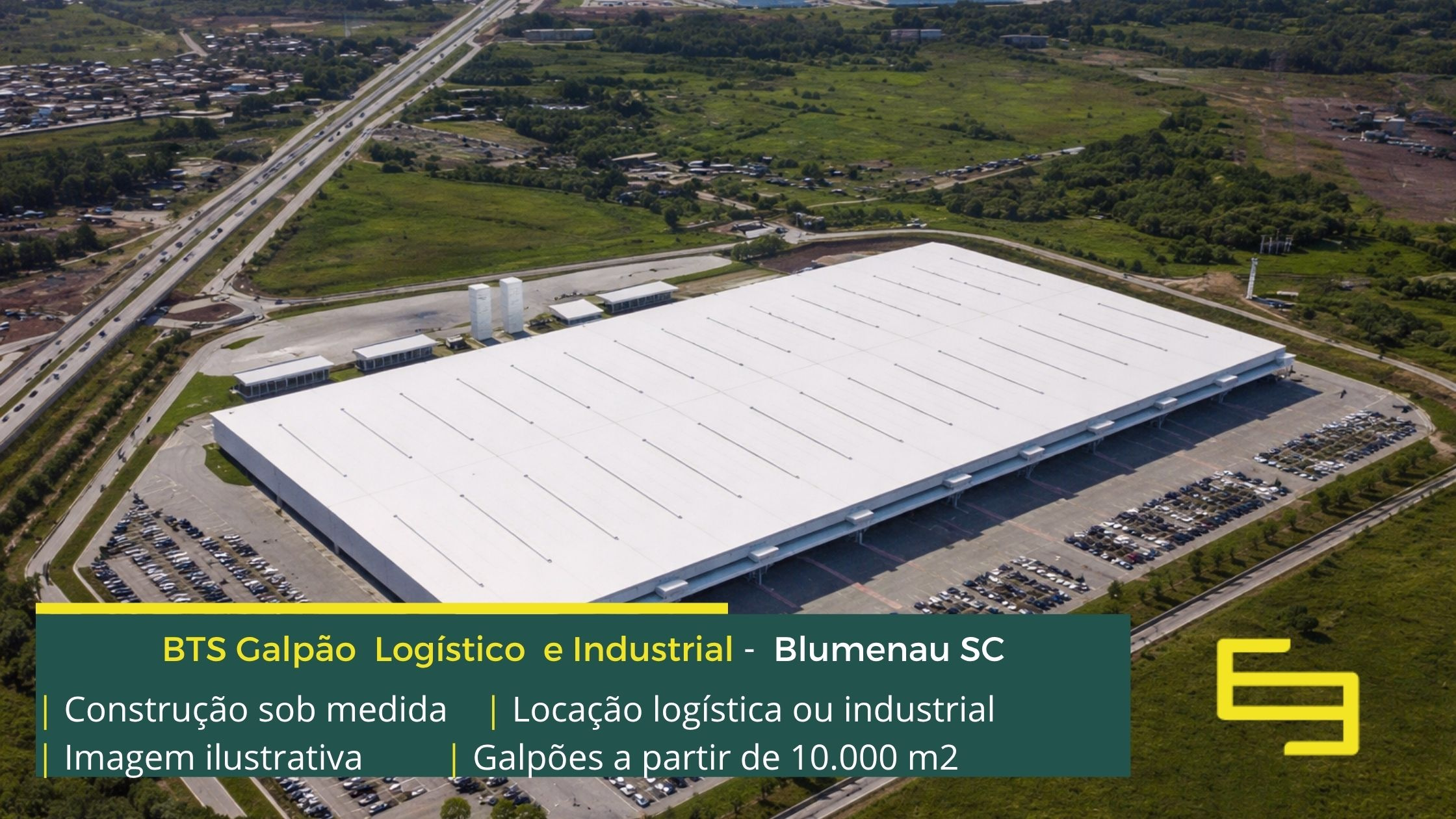 Galpão para alugar Blumenau SC – Built to Suit. Galpões/Armazens/Condomínios logísticos e industriais para alugar em Blumenau SC