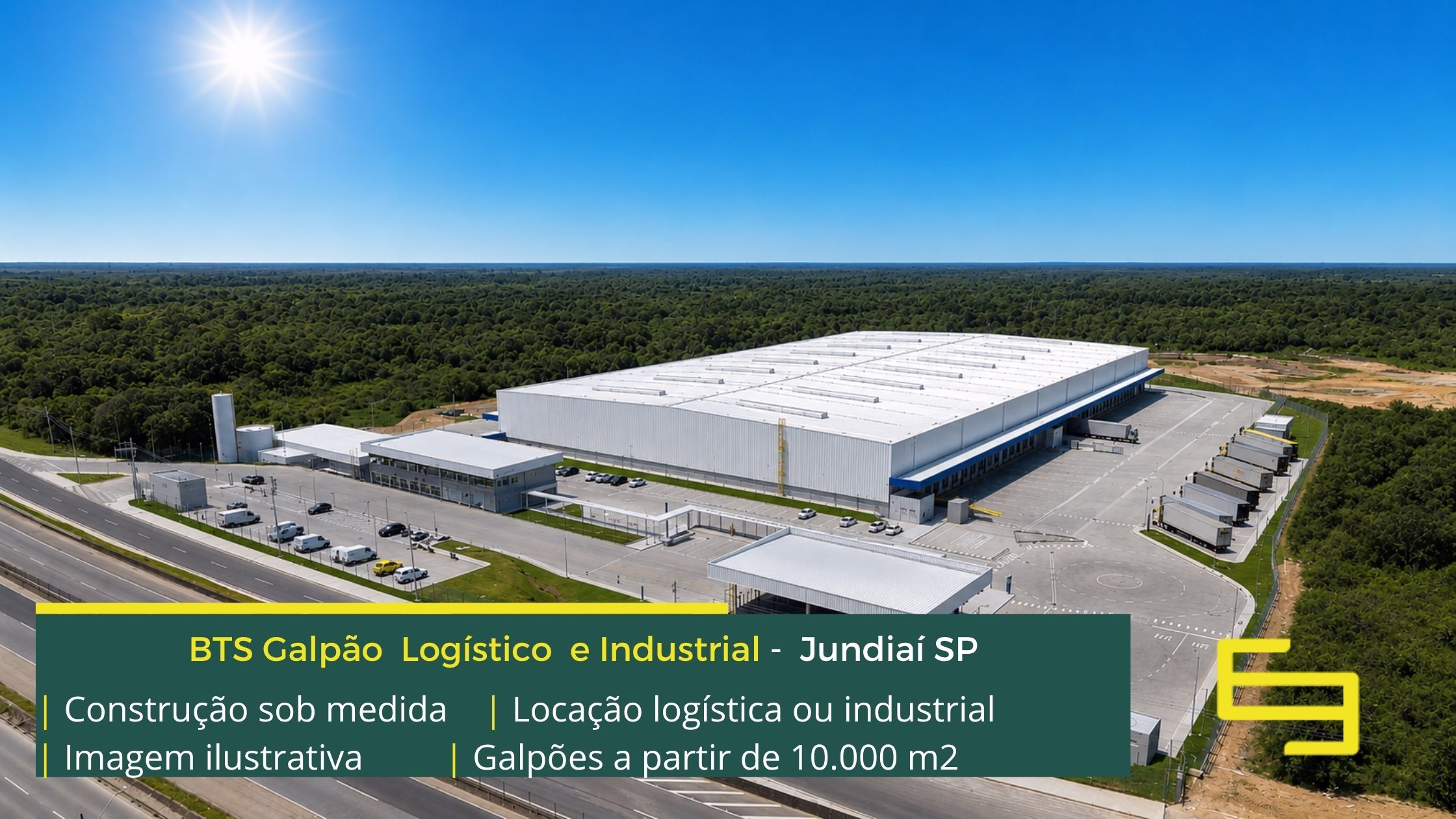 Aluguel de Galpão em Jundiaí SP - Built to Suit. Galpões/Armazens/Condomínios logísticos e industriais para alugar em Jundiaí SP