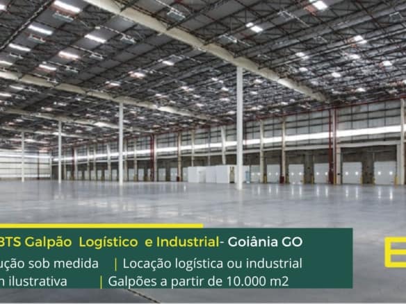 Aluguel galpão Goiânia GO. Contrato de built to suit. Galpões/Armazens/Condomínios logísticos e industriais para alugar em Goiânia