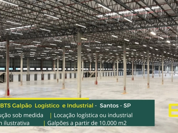 Aluguel galpão em Santos SP - Built to Suit. Galpões/Armazens/Condomínios logísticos e industriais para alugar em Santos SP