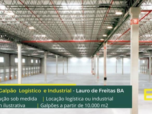 Galpão para alugar em Lauro de Freitas. (BTS) Built to suit. Galpões/Armazens/Condomínios logísticos e industriais para alugar em Salvador