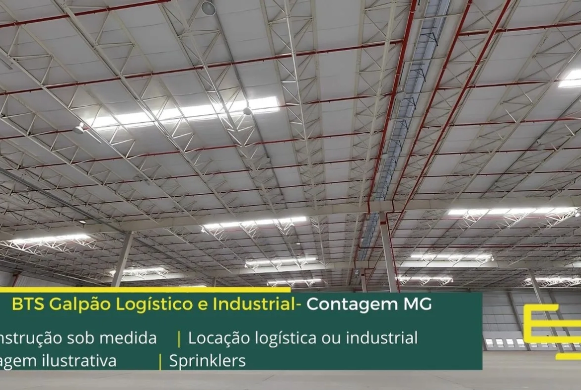 Aluguel de Galpão em Contagem MG - Buit to Suit (BTS). Galpões/Armazens/Condomínios logísticos e industriais para alugar em Contagem