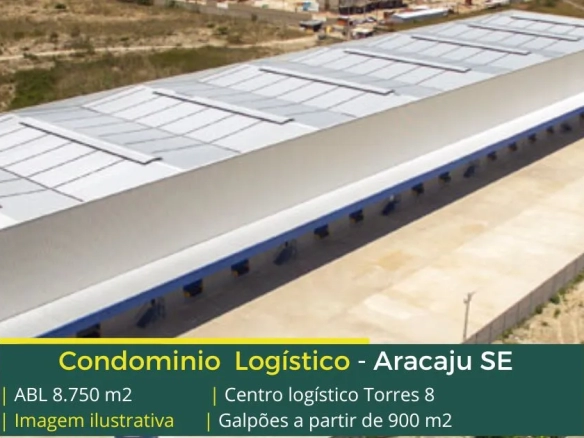 Galpão para alugar em Maceió - Centro Logístico Torres 8. Condomínio logístico com galpões em Maceió AL com docas, pátio asfaltado e portaria