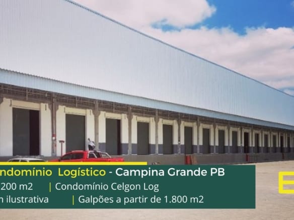 Galpão alugar Campina Grande PB - Condomínio Celgon Log. Galpões/Armazens/Condomínios logísticos e industriais para alugar em Campina Grande