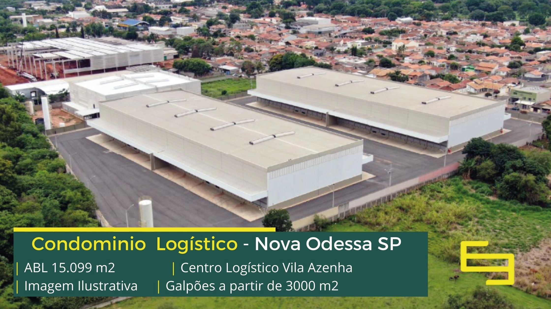 Galpão para alugar Nova Odessa - Centro Logístico Vila Azenha. Aluguel de galpões em Nova Odessa SP com portaria e segurança e docas, pátio