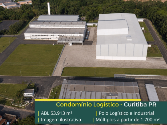 Galpão para alugar em Curitiba PR com localização privilegiada e infraestrutura preparada para operações logísticas.