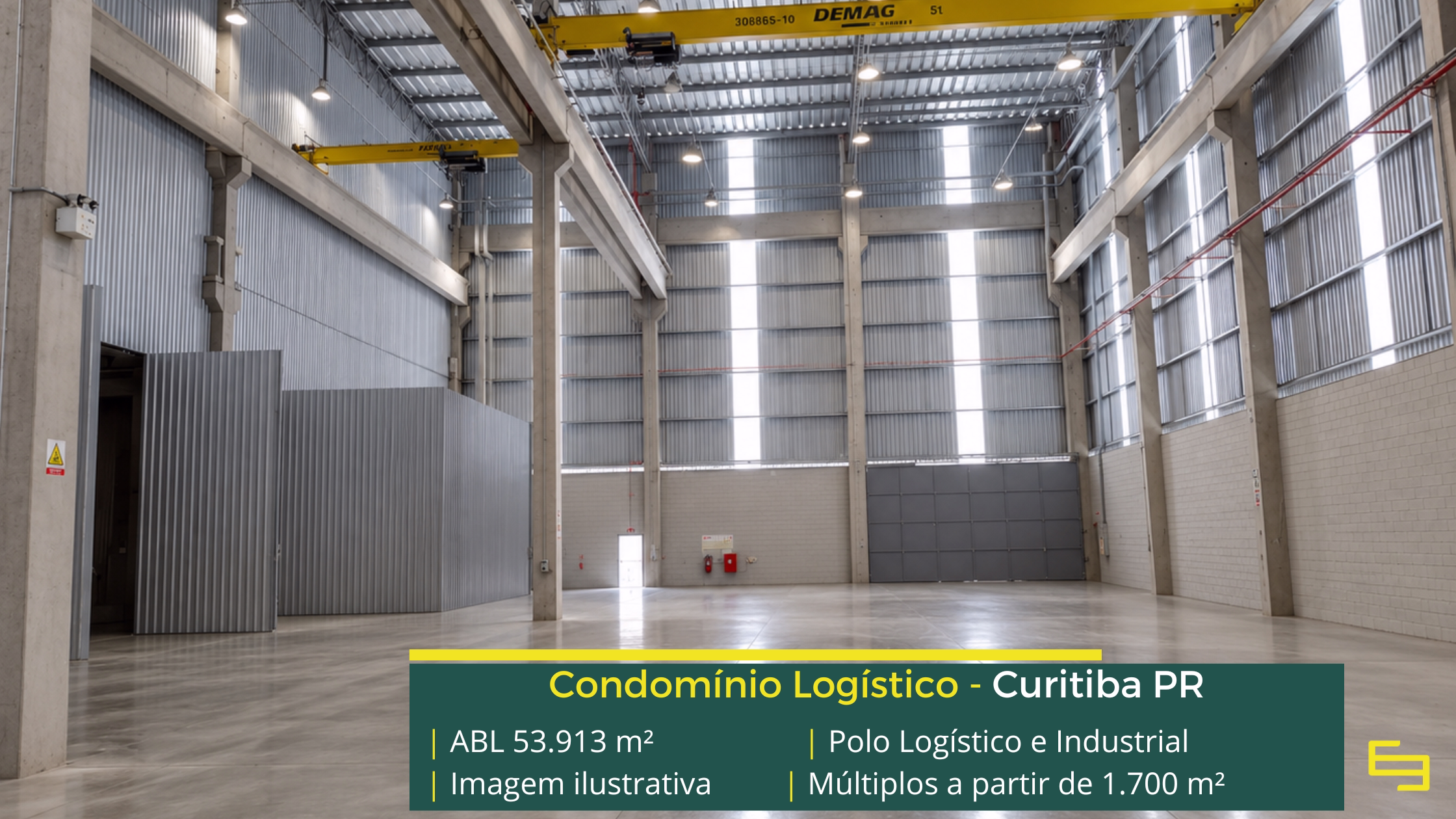 Galpão para alugar em Curitiba PR com localização privilegiada e infraestrutura preparada para operações logísticas.
