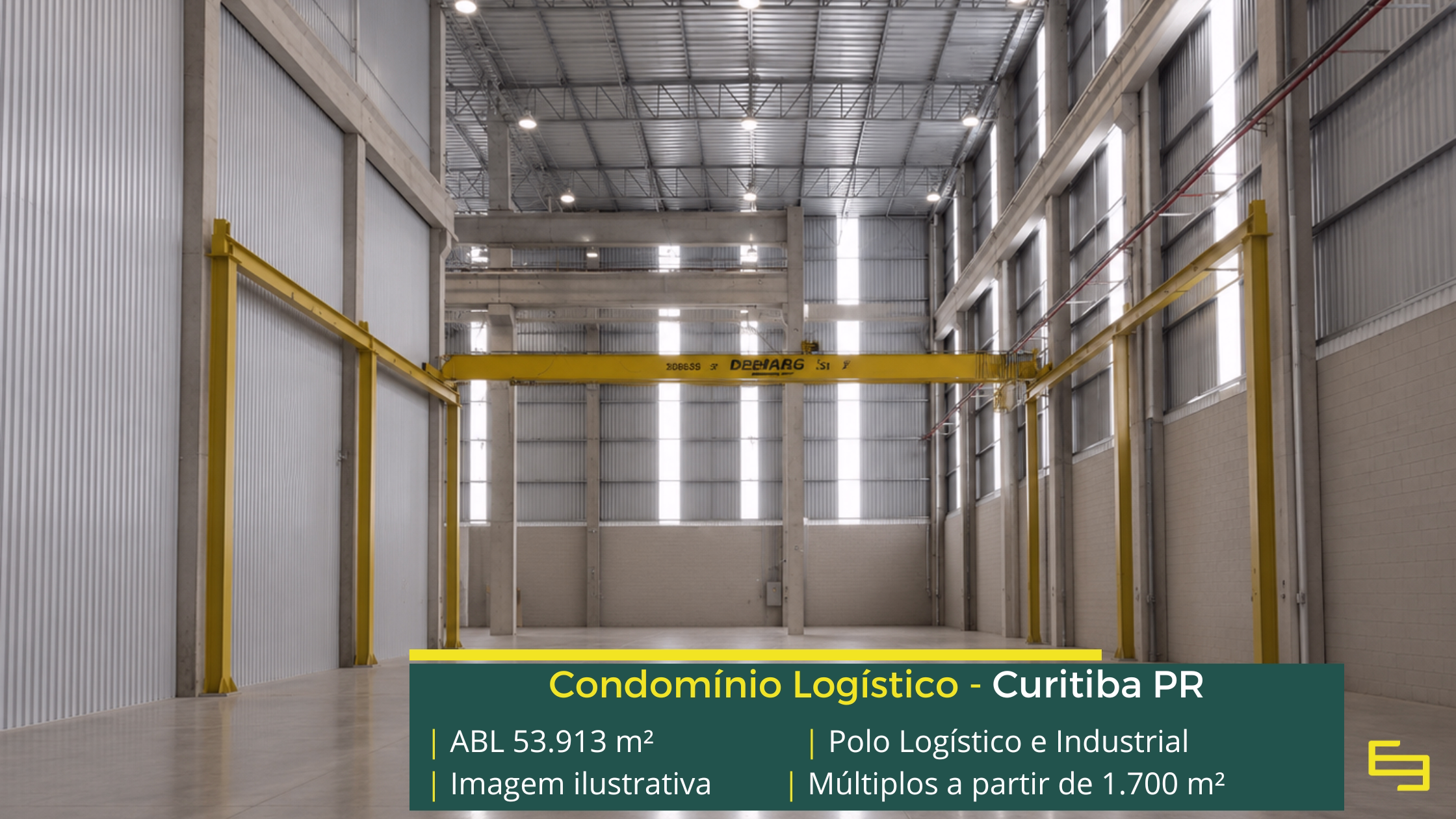 Galpão para alugar em Curitiba PR com localização privilegiada e infraestrutura preparada para operações logísticas.