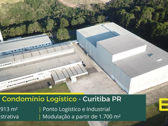 Aluguel de galpão em Curitiba PR – Ponto Logístico e Industrial. Galpões em Curitiba PR com portaria e segurança, docas, pátio, mezaninos