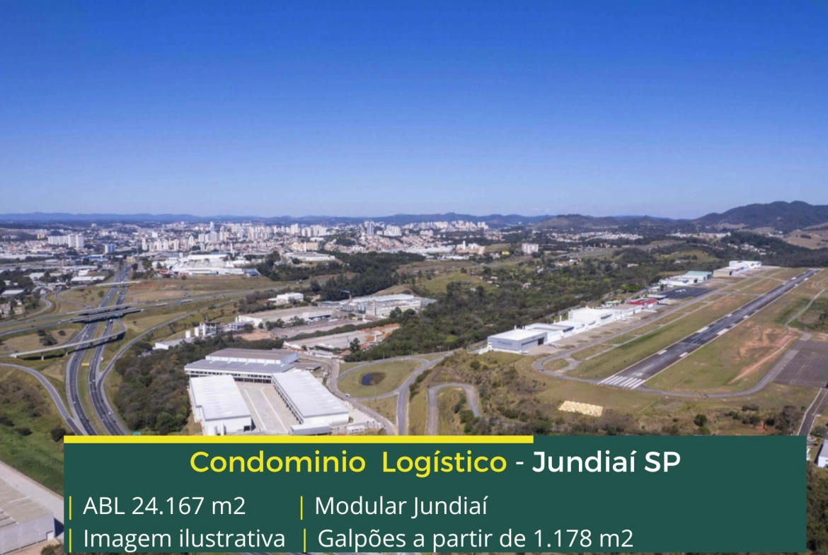 Locação de Galpão em Jundiaí - Modular Jundiaí. Aluguel de galpões em Jundiaí SP, com portaria e segurança, pátio, docas, estacionamento