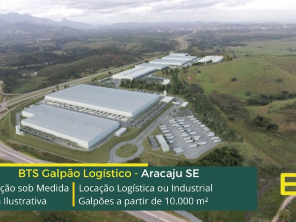 Galpão para alugar em Aracaju - Built to Suit. Aluguel de galpões em Aracaju com portaria e segurança 24 horas, doca, amplo pátio pavimentado