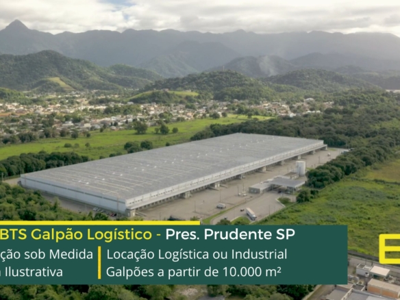 Galpão para alugar em Presidente Prudente - Built to Suit. Galpões em Presidente Prudente SP com portaria e segurança, docas, pátio e CFTV