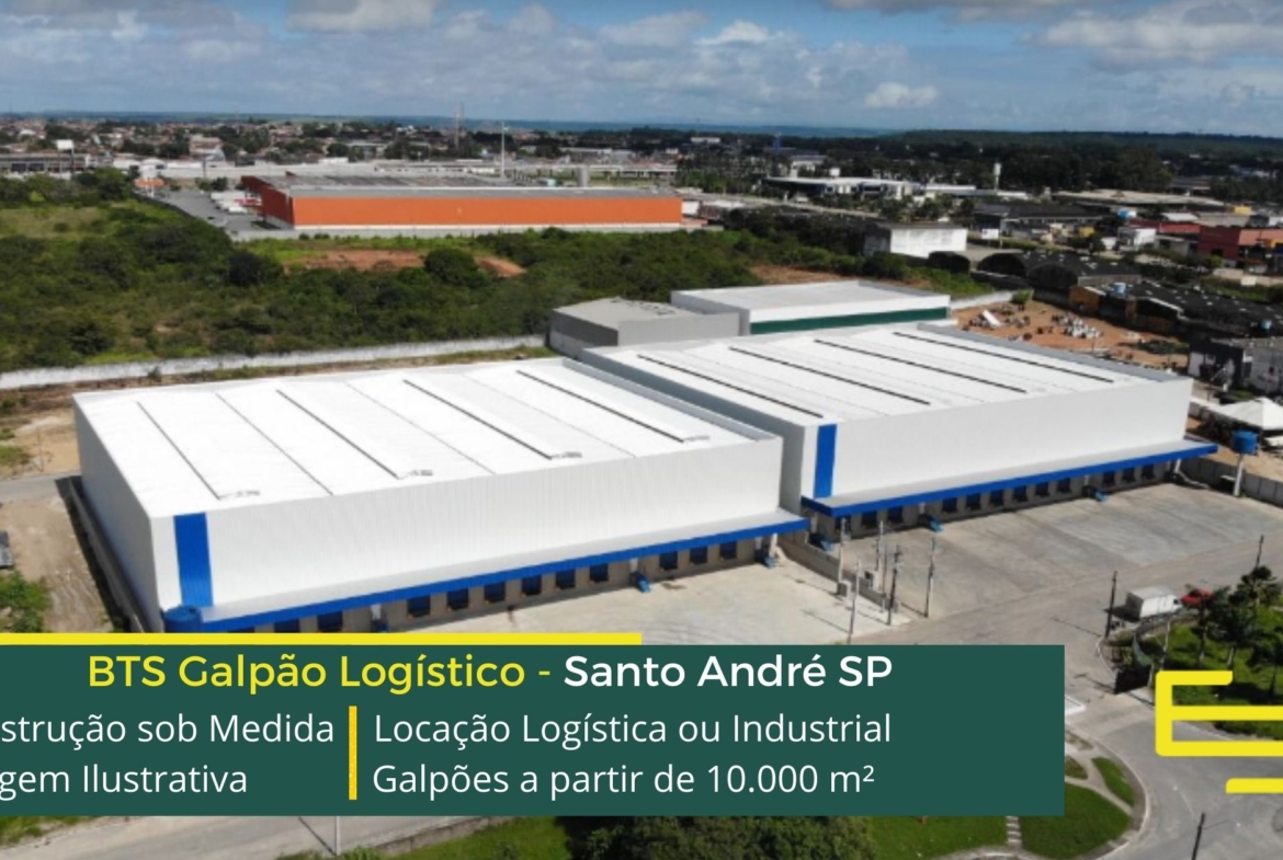 Galpões em alugar em Santo André - Built to Suit. Galpões/Armazéns/Condomínios logísticos e industriais para alugar sob medida em Santo André