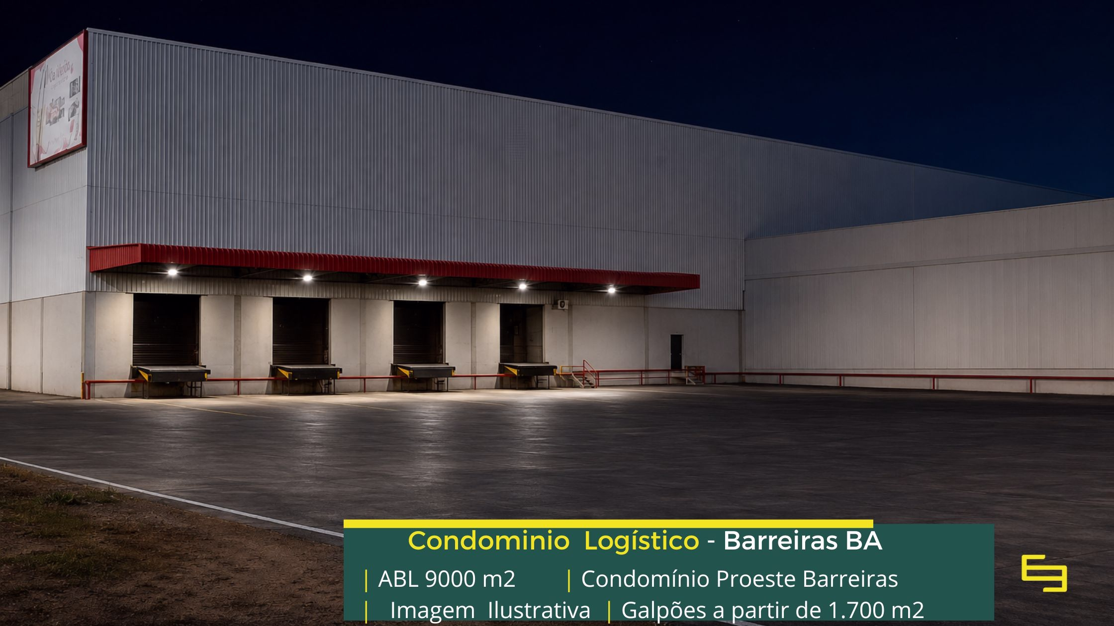 Galpão para locação em Barreiras BA - Parque Logístico do Oeste. Galpões/Armazéns/Condomínios logísticos e industriais para alugar na Bahia.