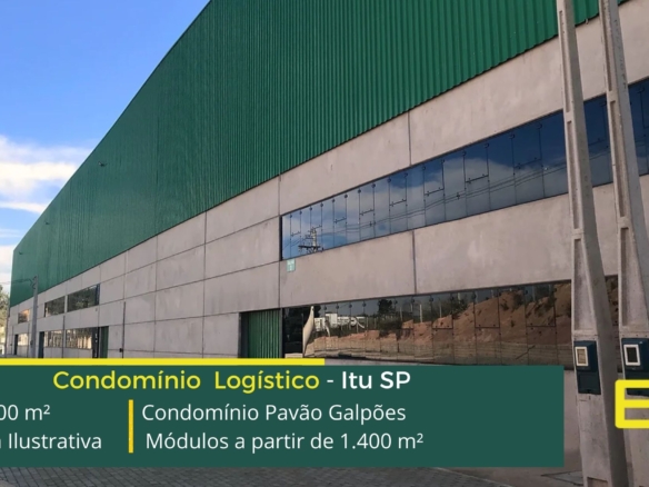 Galpão para alugar em Itu SP - Condomínio Pavão Galpões. Galpões/Armazéns/Condomínios logísticos e industriais para alugar em Itu SP.