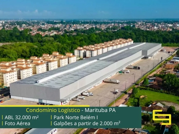Galpão para alugar em Belém PA - Park Norte Belém I. Galpões em Belém PA em condomínio com segurança 24 horas, pátio, docas, mezaninos