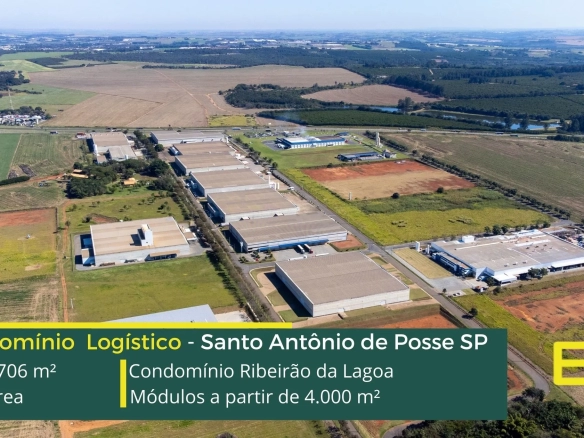 Galpão para alugar em Santo Antônio de Posse - Condomínio Ribeirão da Lagoa. Aluguel de galpões industriais e logísticos, docas, portaria