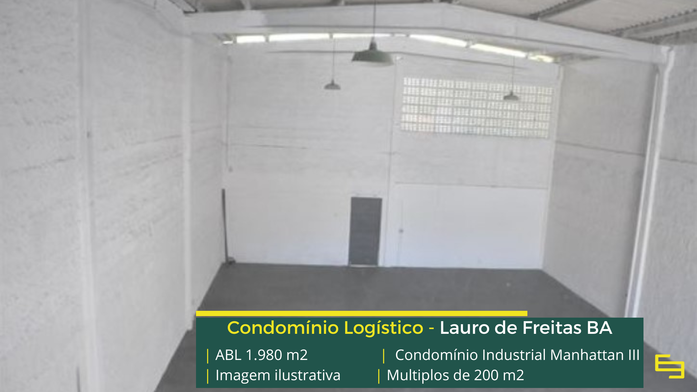 Locação de galpão em Lauro de Freitas - Manhattan III. Galpões/Armazéns/Condomínios logísticos e industriais para alugar em Lauro de Freitas.