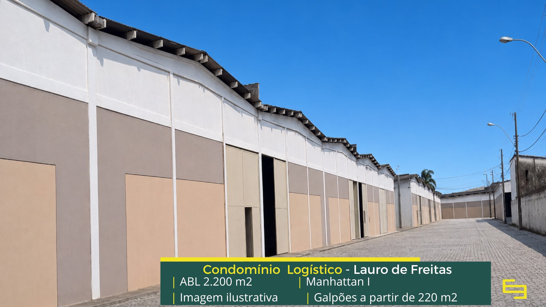 Aluguel de galpão em Lauro de Freitas - Manhattan I. Galpões/Armazéns/Condomínios logísticos e industriais para alugar em Lauro de Freitas BA.