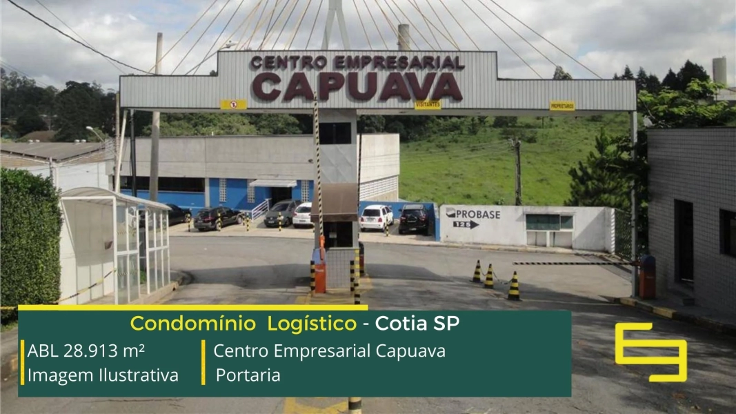 Aluguel de galpão em Cotia SP - Centro Empresarial Capuava. Galpões/Armazéns/Condomínios logísticos e industriais para alugar em Cotia SP.