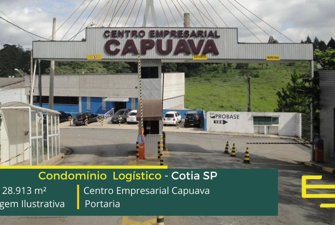 Aluguel de galpão em Cotia SP - Centro Empresarial Capuava. Galpões/Armazéns/Condomínios logísticos e industriais para alugar em Cotia SP.