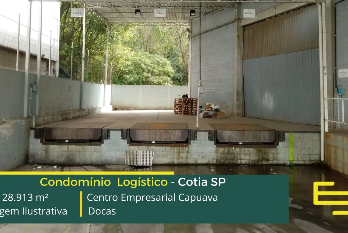 Aluguel de galpão em Cotia SP - Centro Empresarial Capuava. Galpões/Armazéns/Condomínios logísticos e industriais para alugar em Cotia SP.