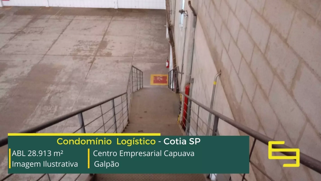 Aluguel de galpão em Cotia SP - Centro Empresarial Capuava. Galpões/Armazéns/Condomínios logísticos e industriais para alugar em Cotia SP.