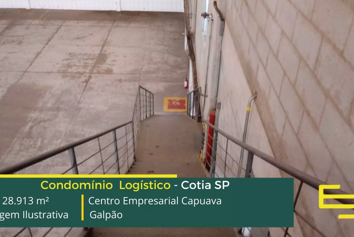 Aluguel de galpão em Cotia SP - Centro Empresarial Capuava. Galpões/Armazéns/Condomínios logísticos e industriais para alugar em Cotia SP.
