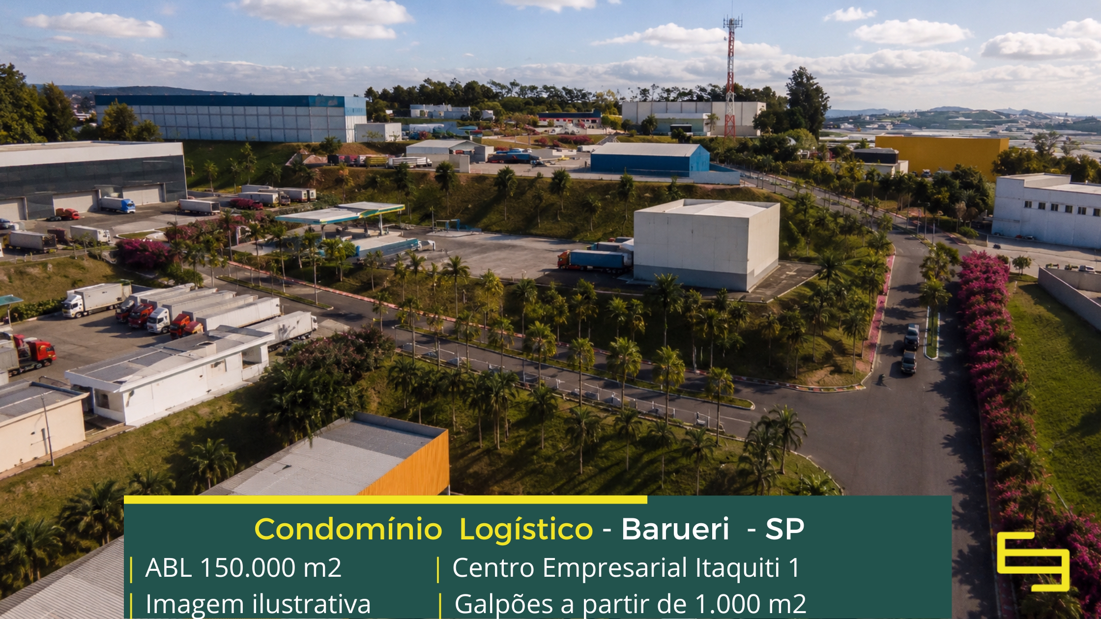 Aluguel de Galpão em Barueri SP - Centro Empresarial Itaquiti .Galpões/Armazens/Condomínios logísticos e industriais para alugar com docas