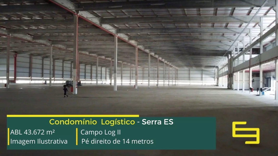 Galpão para alugar em Serra - Campo Log II. Galpões/Armazéns/Condomínios logísticos e industriais para alugar em Serra ES.