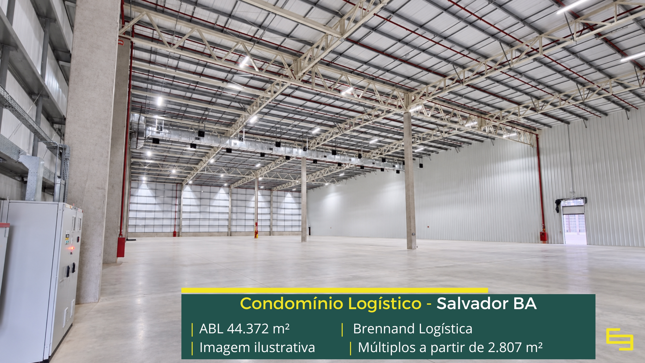 Brennand Logística Pirajá com galpões em Salvador BA, infraestrutura AAA, 78 docas, segurança 24h e áreas para operações logísticas.